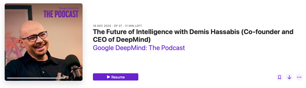 Google DeepMind The Podcast cover