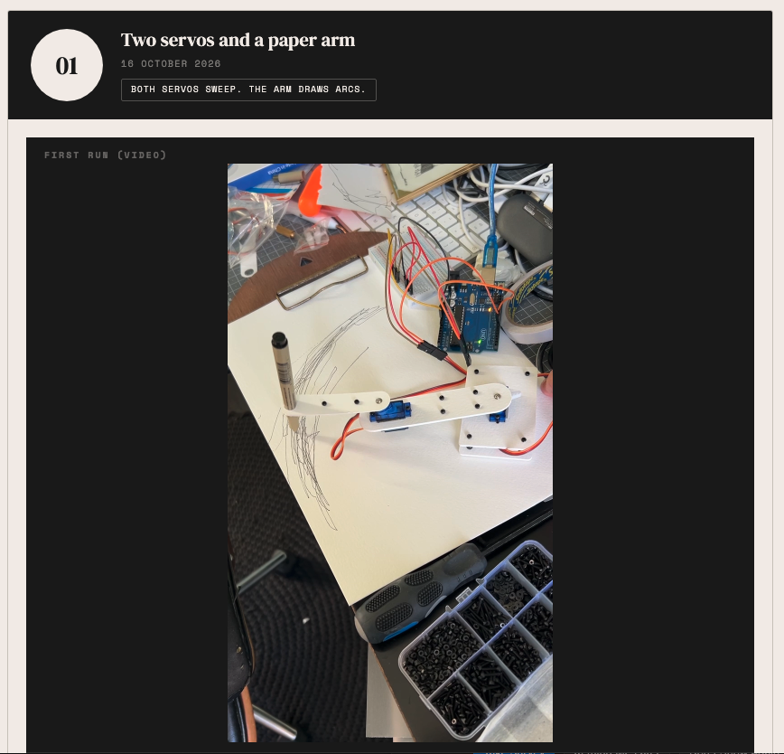 Robot Log